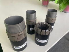 Conchas de recubrimiento tipo diamante sintético impregnado con conchas de recubrimiento tipo diamante para la extracción de rocas duras