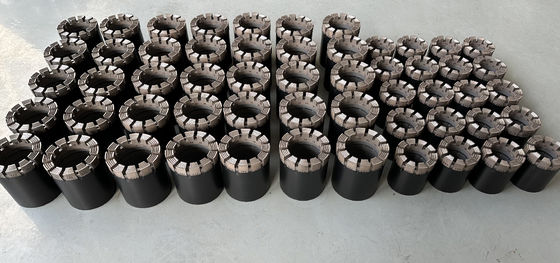 Broca de núcleo de diamante impregnado para geología HQ NQ NW HW Turbo Tipo Diseño