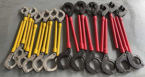 Llave circular de tubo interior y tubo exterior para accesorios de perforación de núcleo