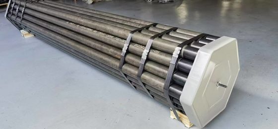 Varillas de perforación multifuncionales HQ para cable con tubos de acero tratados térmicamente y aberturas de rosca precisas