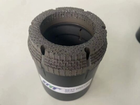 Broca de base de diamante con superficie de orientación de alta precisión para exploración de minerales